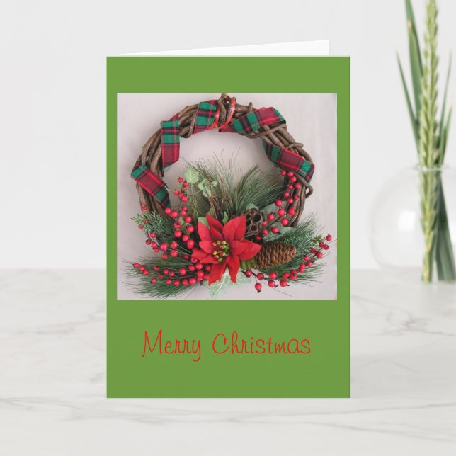 Festividades Cartão de saudação de natal feliz (Frente)