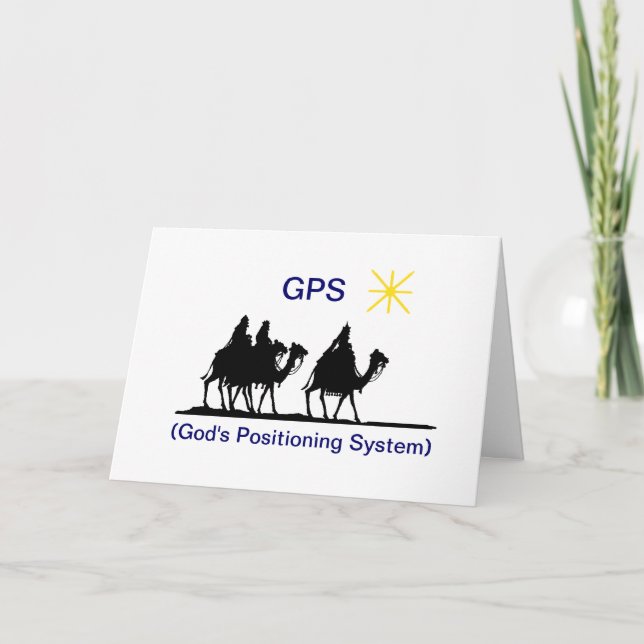 Festividades Cartão de Saudação de Natal GPS (Frente)