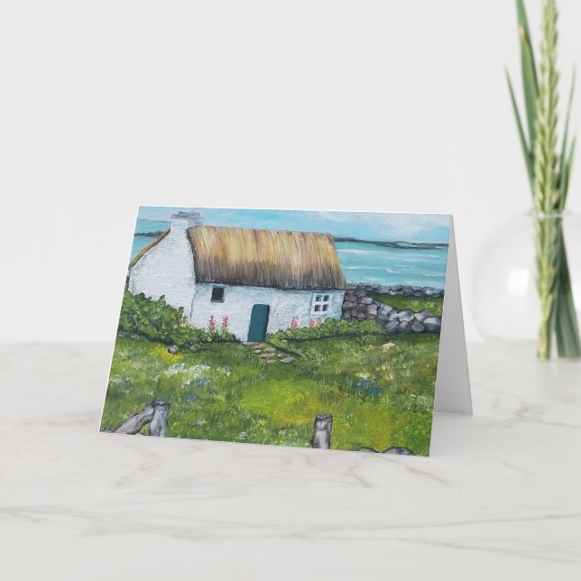 Festividades Cartão de Saudação de Natal Irlandês (Frente)