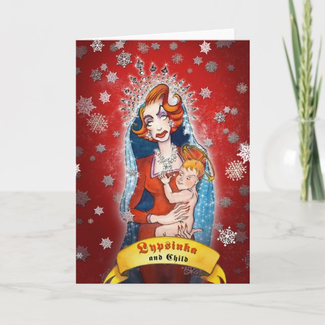 Festividades Cartão de Saudação de Natal nº 1 (vazio) (Frente)