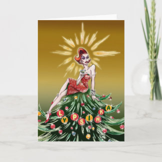 Festividades Cartão de Saudação de Natal nº 3 (dentro vazio)