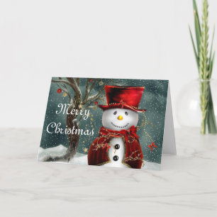 Festividades Cartão de Saudação de Natal/Neve