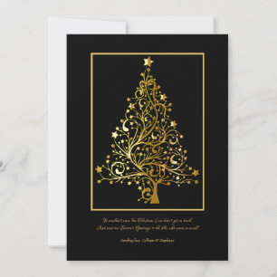 Festividades Cartão de Saudação de Natal Starry