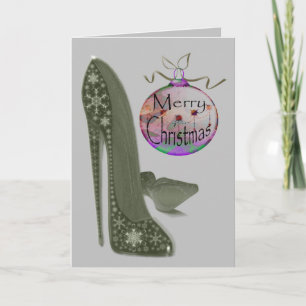 Festividades Cartão de Saudação de Natal Stiletto Personalizar