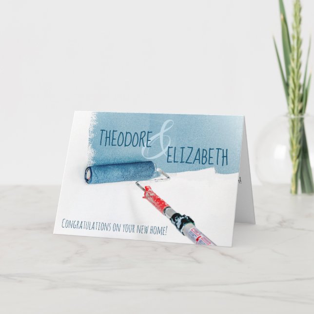 Festividades Cartão de saudação de novos parabéns residenciais (Frente)