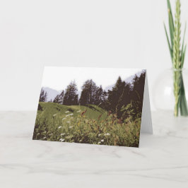 Festividades Cartão de saudação de Paraíso de Montanha Alta