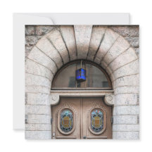 Cartão de saudação de porta da Finlândia