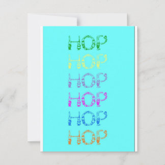 Festividades Cartão de saudação de Salto de Páscoa de Bunnies