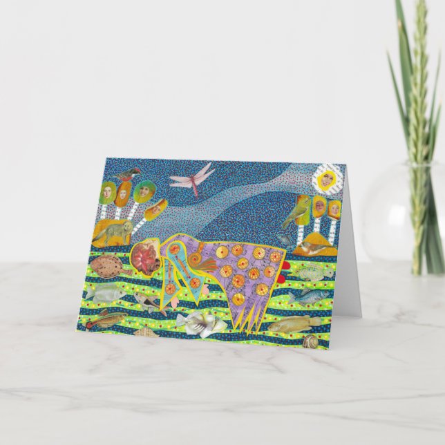 Festividades Cartão de saudação de sonho (Frente)