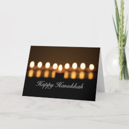 Festividades Cartão de Saudação de Vazio Feliz Hanukkah