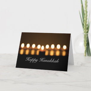 Festividades Cartão de Saudação de Vazio Feliz Hanukkah