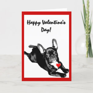 Festividades Cartão de saudação do Bulldog Francês do feliz dia