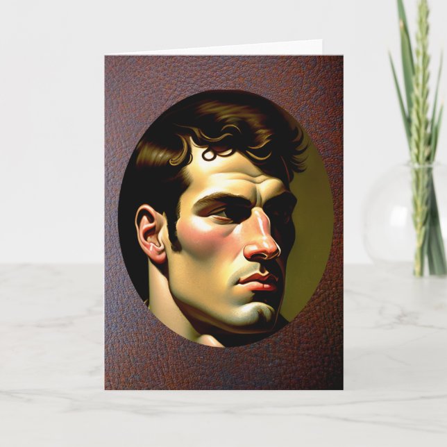 Festividades Cartão de Saudação do Jogador de Rugby (Frente)