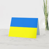 cartão de saudação do pavilhão ucrano