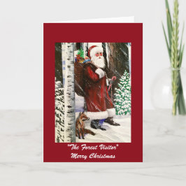 Festividades Cartão de Saudação do Visitante Florestal 2