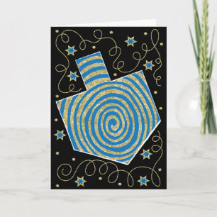 Festividades Cartão de Saudação "Dreidel PinWheel" com Envelope