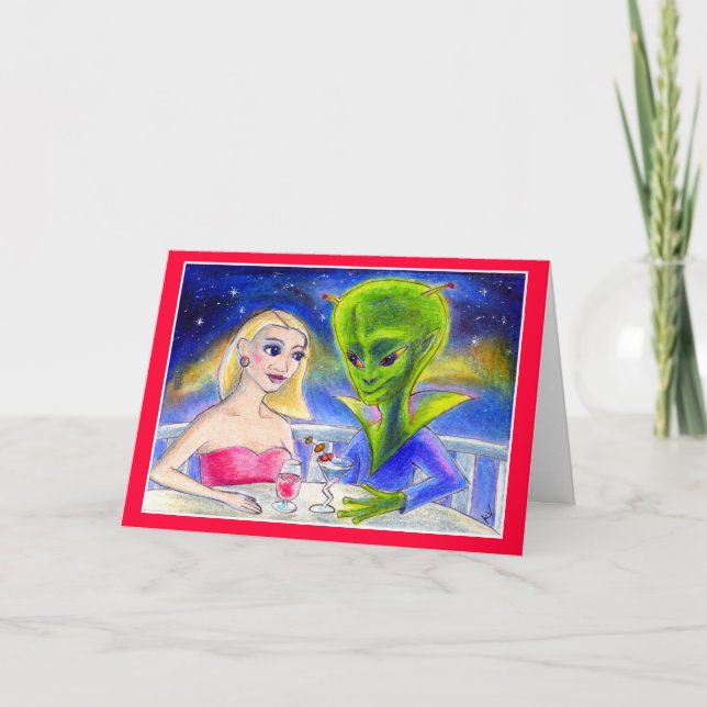 Festividades Cartão de saudação engraçado de namorados ou Anive (Frente)