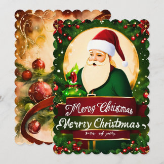 Festividades Cartão de Saudação Feliz de Natal