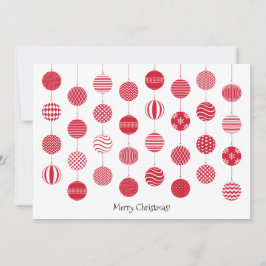 Festividades Cartão de Saudação Flagrante para o Red Christmas 