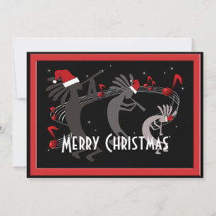 Festividades Cartão de Saudação Flat de Natal Kokopelli