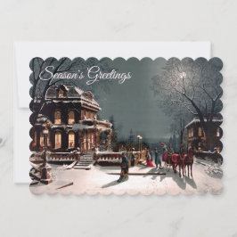 Festividades Cartão de Saudação Fotográfico do Partido Vitorian