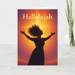 Festividades Cartão de Saudação Hallelujah!