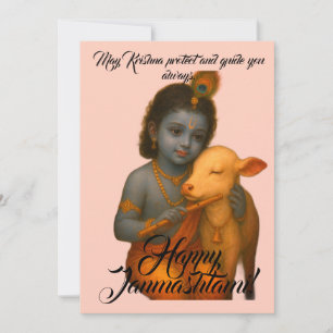 Festividades Cartão de Saudação Janmashtami