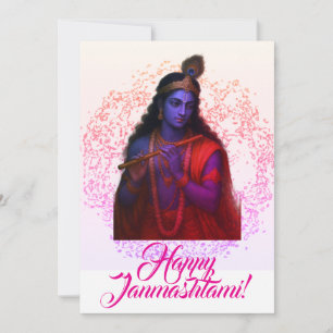 Festividades Cartão de Saudação Janmashtami
