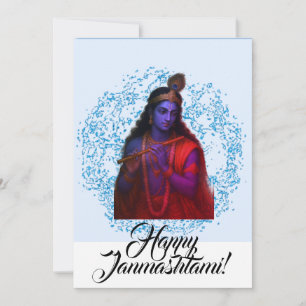 Festividades Cartão de Saudação Janmashtami