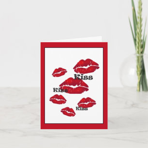 Festividades Cartão de Saudação Kiss Kiss