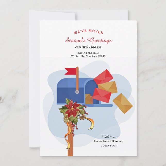 Festividades Cartão de Saudação Móvel de Feriado (Frente)