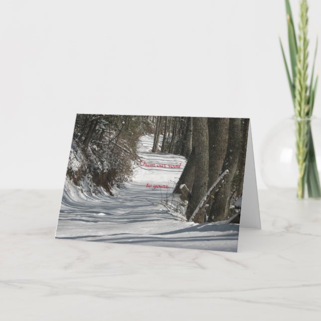 Festividades Cartão de Saudação - Natal - (Frente)