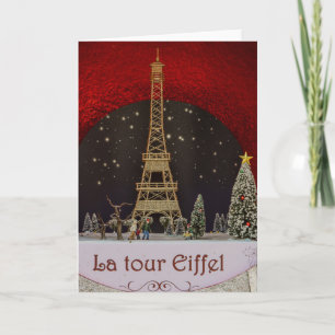 Festividades Cartão de saudação Natal em Paris