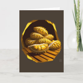 Festividades Cartão de Saudação ouro Durian