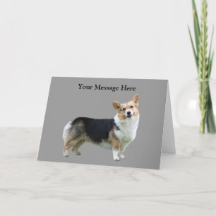 Festividades Cartão de Saudação Pembroke Welsh Corgi