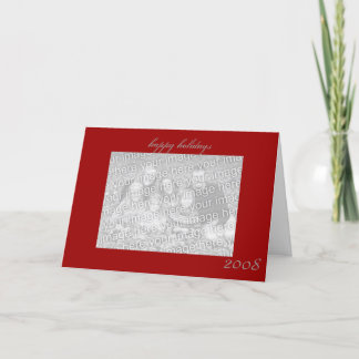 Festividades cartão de saudação personalizado de fotos de feria