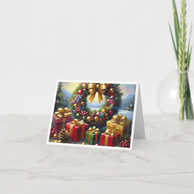 Festividades Cartão de Saudação Quente (Frente)