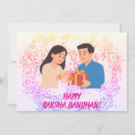 Festividades Cartão de Saudação Raksha Bandhan