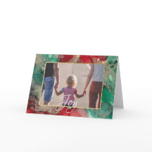 Cartão de Saudação "Reds & Greens" de Natal