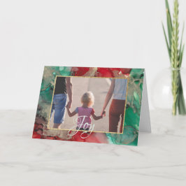 Festividades Cartão de Saudação "Reds & Greens" de Natal