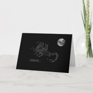 Festividades Cartão de Saudação Scorpio