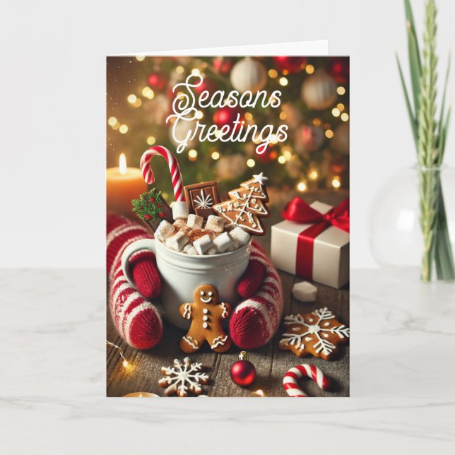 Festividades Cartão de saudação Seasons (Frente)