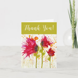 Festividades Cartão de Saudação Whimssic Red Poppies