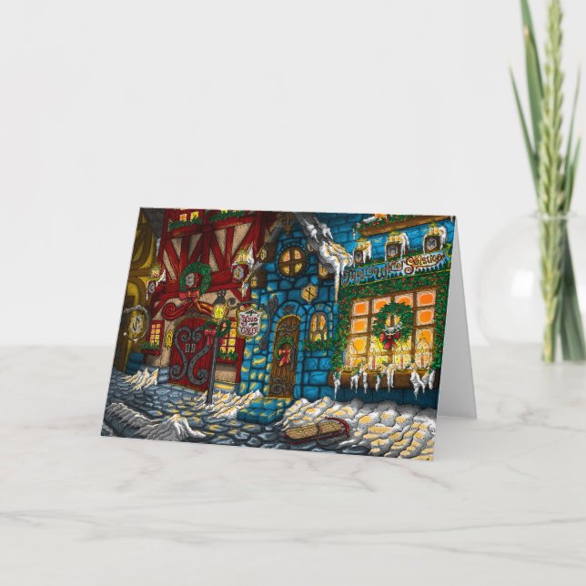 Festividades Cartão de Saudação Yule Cheer (Frente)