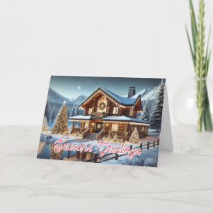 Festividades Cartão de Saudações da Estação