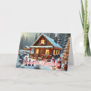 Festividades Cartão de Saudações da Estação