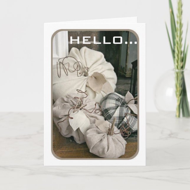 FESTIVIDADES CARTÃO DE SAUDAÇÕES PARA TODAS AS OCASIÕES DE OUTO (Frente)