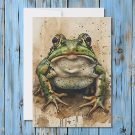 Festividades Cartão de Significado Animal Espírito sapo