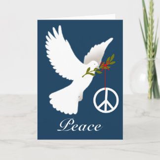 Festividades Cartão de Sinal de Paz