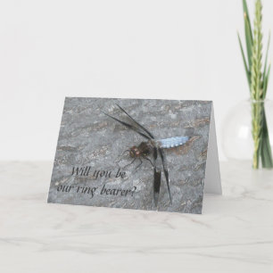 Festividades Cartão de Solicitação do Anel Dragonfly